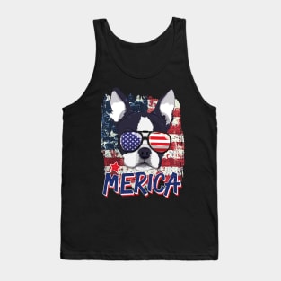 American Flag Chow Chow 4Th Of July Usa Tank Top